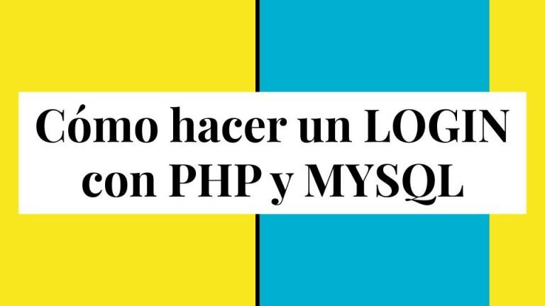 C Mo Hacer Un Login Con Php Y Mysql Configuroweb