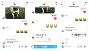 mensajes de voz instagram