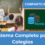 Sistema Completo para Colegios [Comparto el Código]