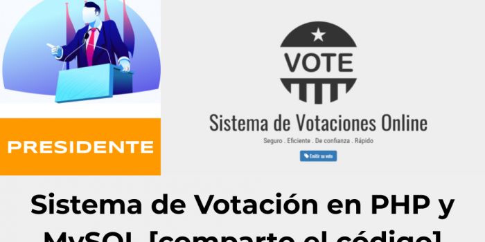 Sistema de Votación en PHP y MySQL [comparto el código]