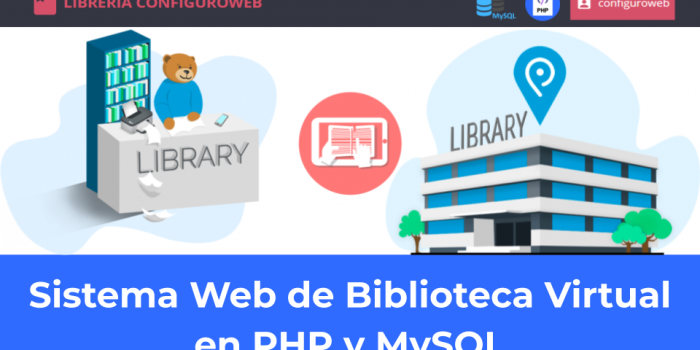 Sistema Web de Biblioteca Virtual en PHP y MySQL