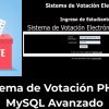 Sistema de Votación PHP y MySQL Avanzado