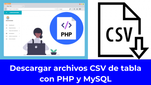 Descargar archivos CSV de tabla con PHP y MySQL