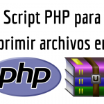 Script PHP para comprimir archivos en ZIP