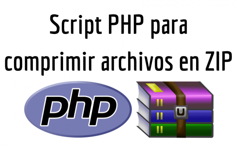 Script PHP para comprimir archivos en ZIP