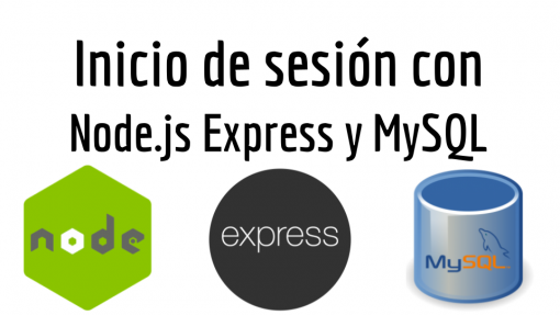 Inicio de sesión con Node.js Express y MySQL