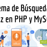 Sistema de Búsqueda por Voz en PHP y MySQL