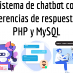 Sistema de chatbot con sugerencias de respuesta en PHP y MySQL
