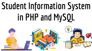 Student Information System in PHP and MySQL