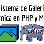 Sistema de Galería Dinámica en PHP y MySQL