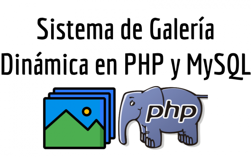 Sistema de Galería Dinámica en PHP y MySQL