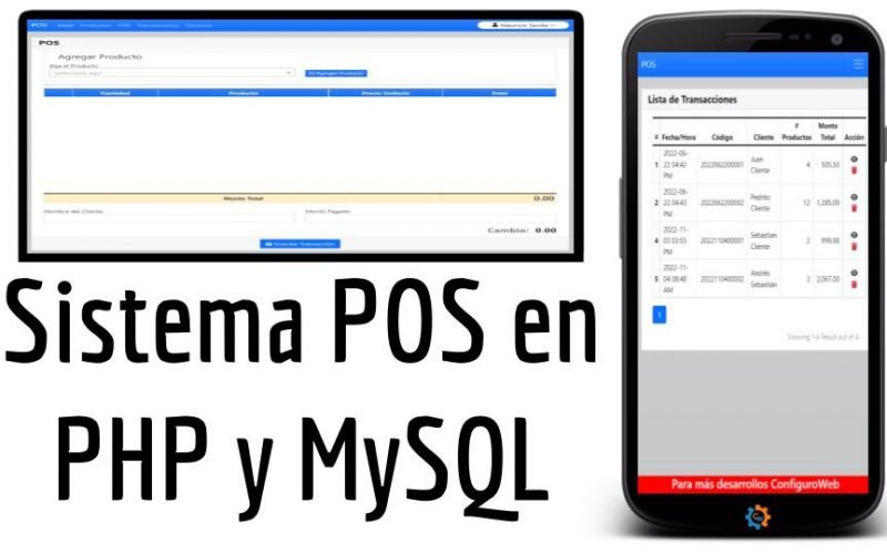 Sistema POS en PHP y MySQL