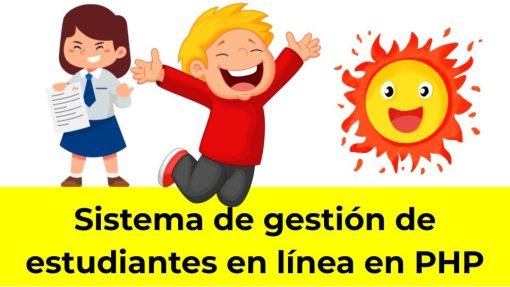 Sistema de gestión de estudiantes en línea en PHP