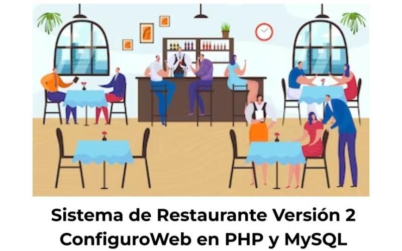 Sistema de Restaurante Versión 2 ConfiguroWeb en PHP y MySQL