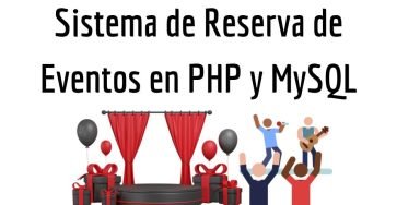 Sistema de Reserva de Eventos en PHP y MySQL