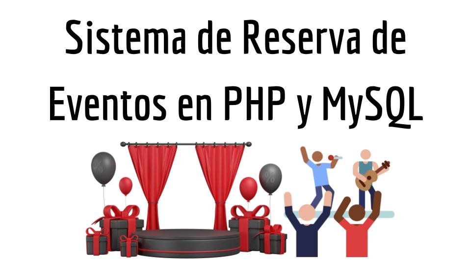 Sistema de Reserva de Eventos en PHP y MySQL