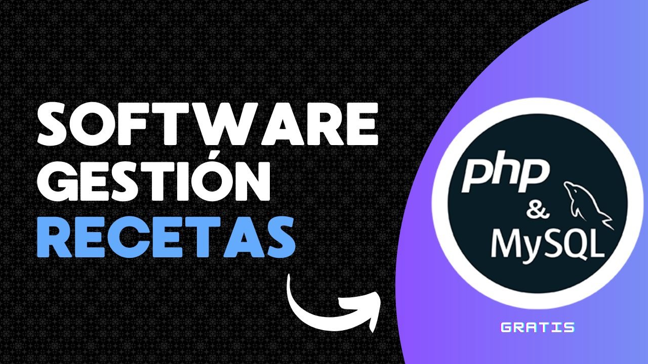 Sistema de Gestión de Recetas en PHP y MySQL