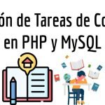 Gestión de Tareas de Colegio en PHP y MySQL