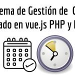 Sistema de Gestión de  Citas Avanzado en vue.js PHP y MySQL
