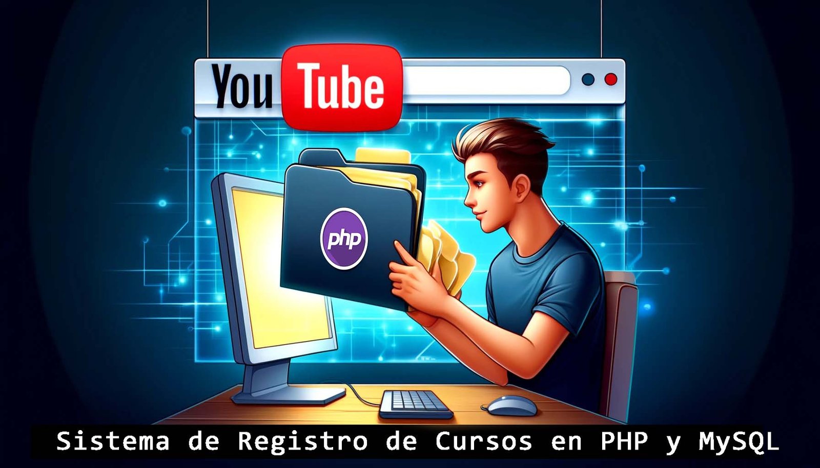 Sistema de Registro de Cursos en PHP y MySQL