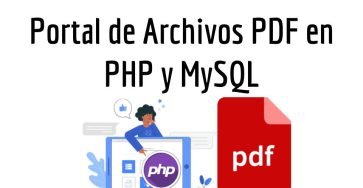 Portal de Archivos PDF en PHP y MySQL