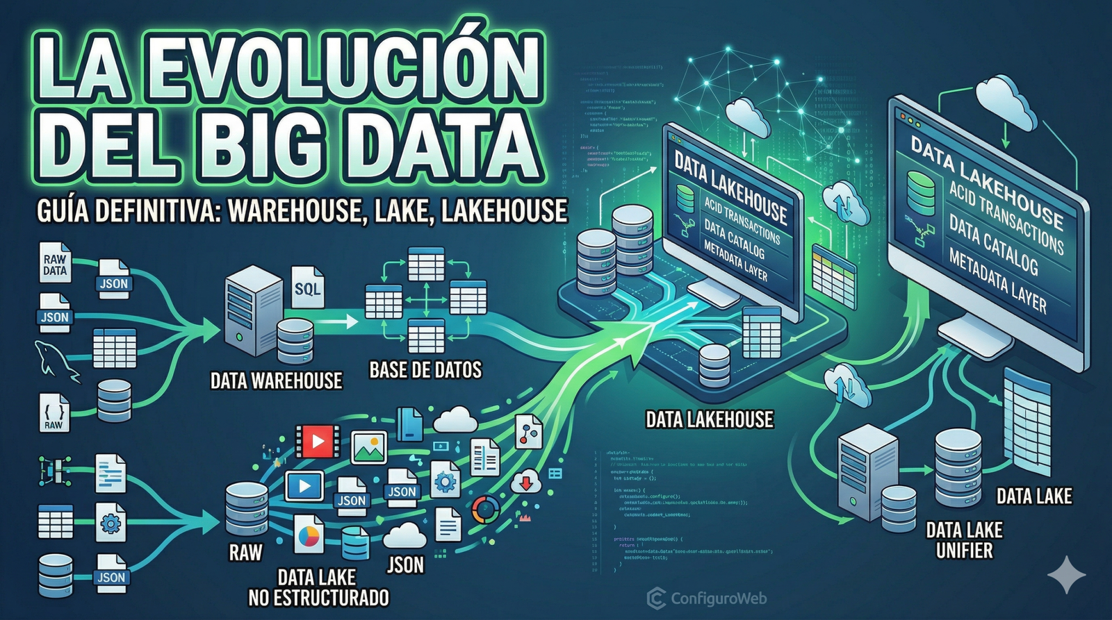 Base de Datos vs Data Warehouse vs Data Lake vs Lakehouse Base de Datos vs Data Warehouse vs Data Lake vs Lakehouse